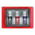 BHPC Body Spray Collection by Beverly Hills Polo Club 3 Piece Mini Variety Set for Men (Red New)