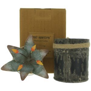 Bali Mantra Handmade Scented Candle In Waterlilly Tin - Kaffir Lime